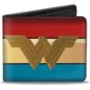 Buckle-Down Mens Buckle-down Pu Bifold - Wonder Woman 2017 Icon/Stripe Red/Golds/Blue Bi Fold Wallet, Multicolor, 4.0 X 3.5 US -Fashion Accessories Store 51KlKSjSAsL. AC SR736920