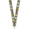 Buckle-Down Unisex-Adult's Lanyard-1.0-Wall-e & Eve Pose/face Hazard Blocks Gray/ye, Multicolor, One-Size -Fashion Accessories Store 51ex8uQjOML. AC SR736920