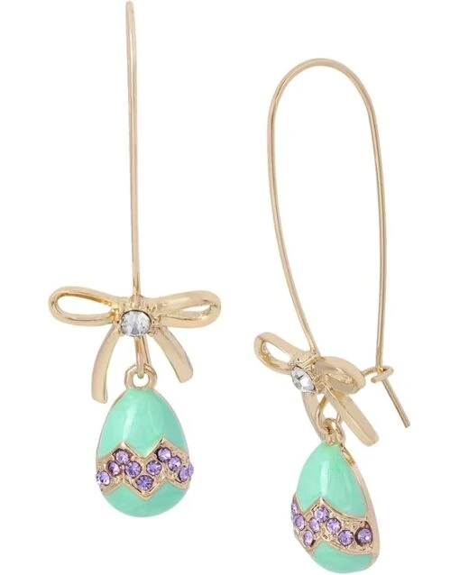 Betsey Johnson Egg Dangle Earrings -Fashion Accessories Store 51s7zijWGpL. AC SR736920