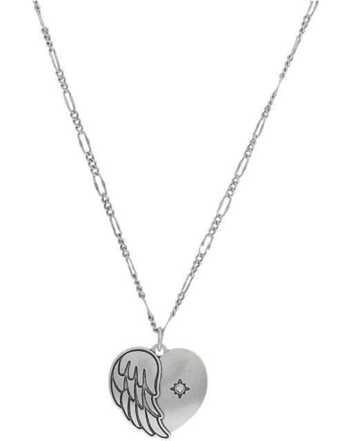 Alex And Ani Angel Wing Heart Family Forever Necklace -Fashion Accessories Store