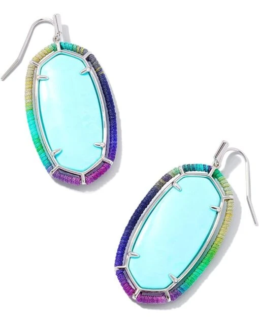 Kendra Scott Threaded Elle Drop Earrings -Fashion Accessories Store