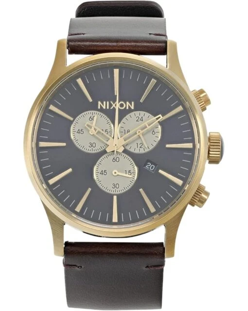 Nixon Sentry Chrono Leather -Fashion Accessories Store 6118SM7feKL. AC SR736920