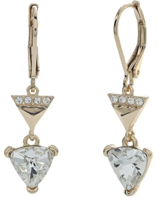 Karl Lagerfeld Paris Triangle Double Drop Earrings -Fashion Accessories Store 612eyABiruL. AC SR736920