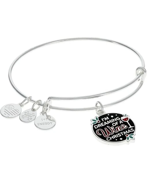 Alex And Ani I'm Dreaming Of A Wine Christmas Bracelet -Fashion Accessories Store 613ACTzvCzL. AC SR736920