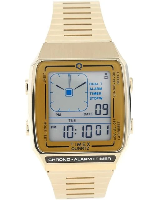 Timex 32.5 Mm Q LCA Timex Reissue Digital LCA Stainless Steel -Fashion Accessories Store 61HwcwYppWS. AC SR736920