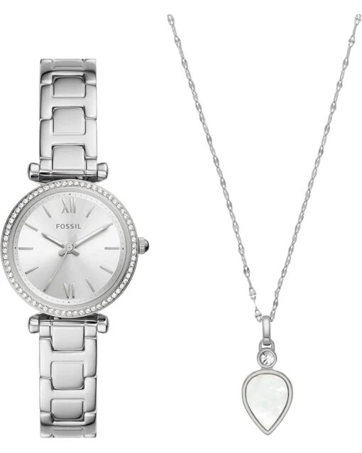 Fossil Carlie Watch And Charm Gift Set - ES5250SET -Fashion Accessories Store 61Rsnz9wAL. AC SR736920