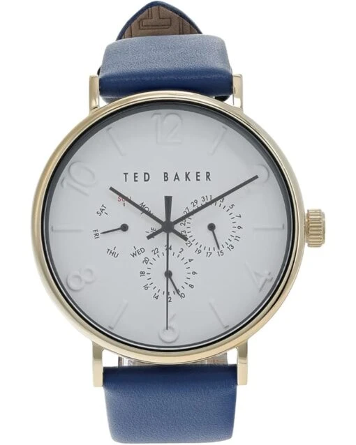 Ted Baker 41 Mm Phylipa Gents Multifunction Leather Strap Watch -Fashion Accessories Store 61TYtkmfLfL. AC SR736920