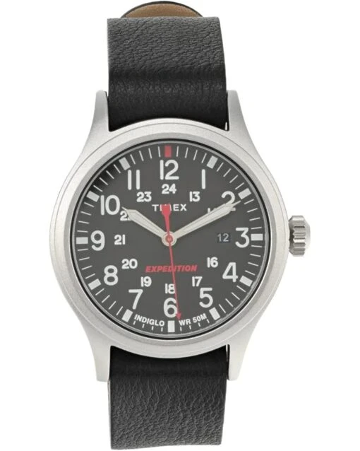 Timex 40 Mm Expedition® Leather Strap Watch -Fashion Accessories Store 61c66zG4tCL. AC SR736920