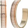 COACH Enamel C Hoop Earrings -Fashion Accessories Store 61iZmy0poWL. AC SR736920