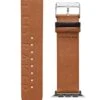 Ted Baker "Ted" Engraved Leather Black Keeper Smartwatch Band Compatible With Apple Watch Strap 42mm, 44mm -Fashion Accessories Store 71 VoDXIoWL. AC SR736920