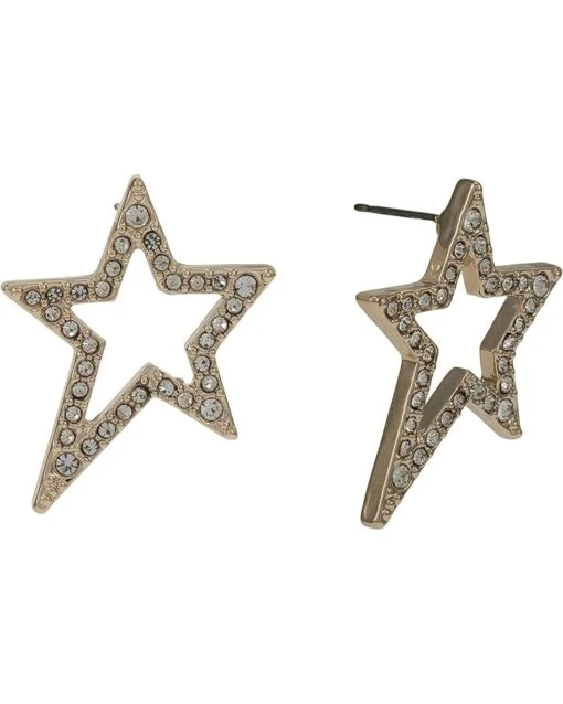 Karl Lagerfeld Paris Pave Star Stud Earrings -Fashion Accessories Store 71 zaCvDyML. AC SR736920