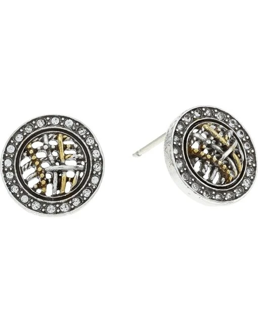 Brighton Neptune's Rings Woven Button Earrings -Fashion Accessories Store 718Nnk4buRL. AC SR736920