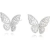 Vintage Havana Leah Pave Butterfly Stud Earrings -Fashion Accessories Store 719LQU44FUL. AC SR736920