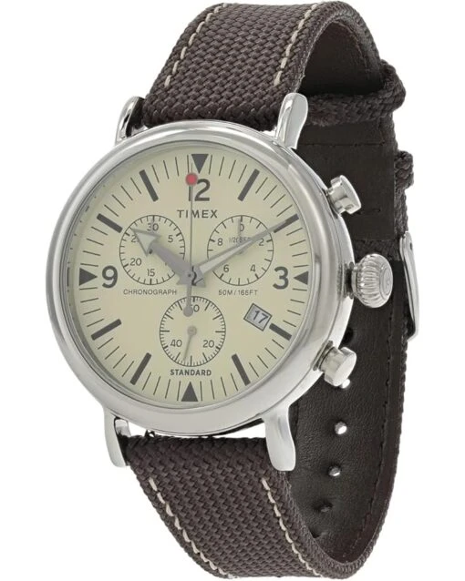 Timex 41 Mm Standard Chrono Leather Combo Strap Watch -Fashion Accessories Store 71LYPORbedL. AC SR736920