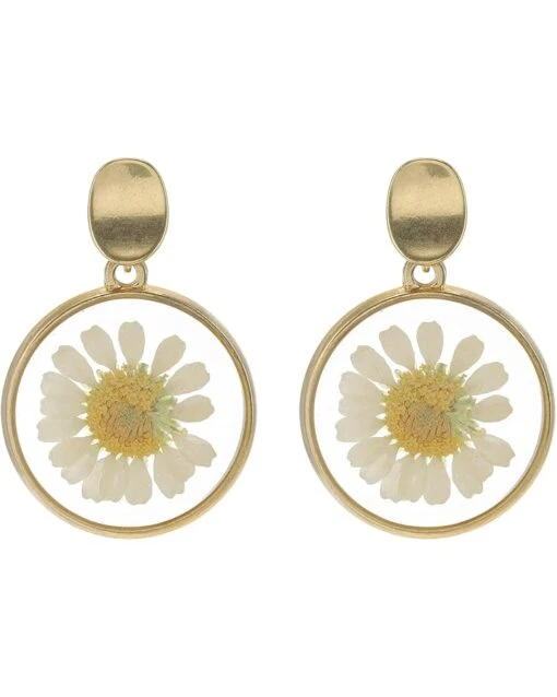 Madewell Pressed Flower Statement Earrings -Fashion Accessories Store 71jsHK1YnDL. AC SR736920