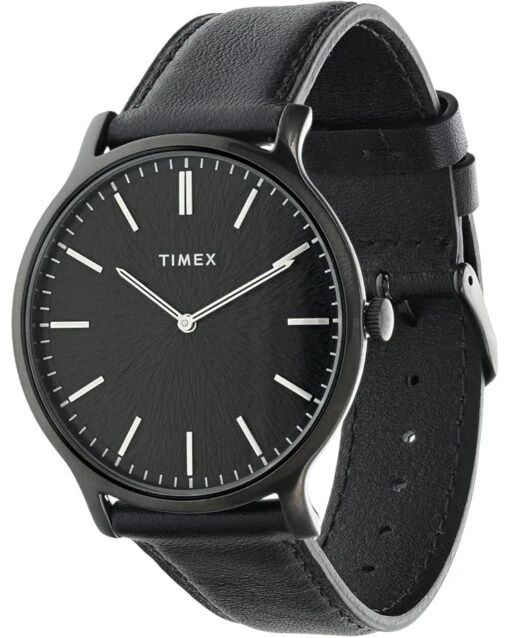 Timex 40 Mm Gallery 3-Hand Leather Strap Watch -Fashion Accessories Store 71q7Gik7TBL. AC SR736920